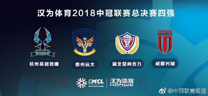 战报丨汉为体育2018中冠联赛总决赛1/4决赛首回合